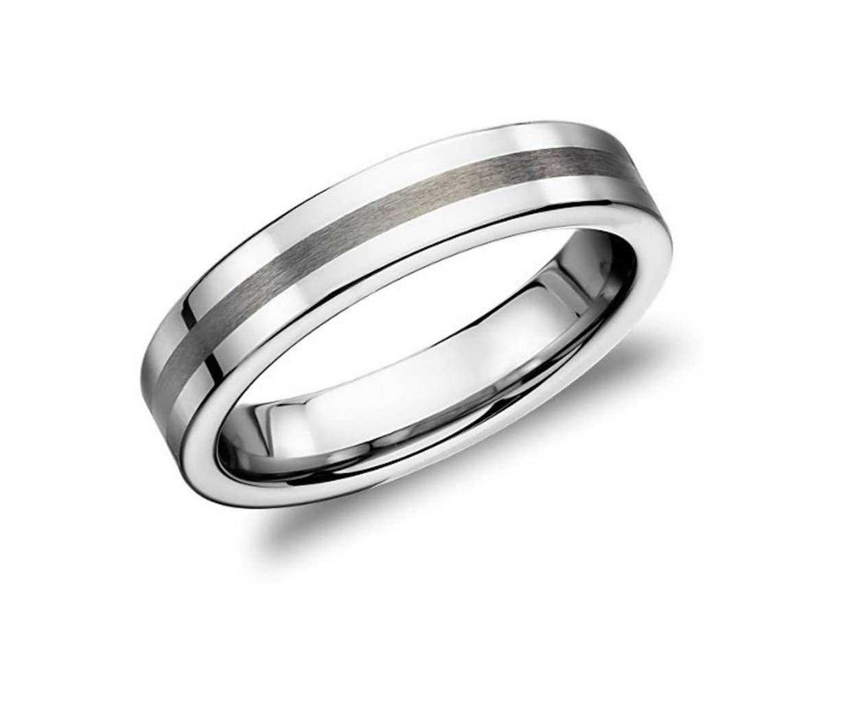 15 Men's Wedding Bands Your Groom Won't Want To Take Off | Glamour Intended For Contemporary Mens Wedding Rings (View 11 of 15)