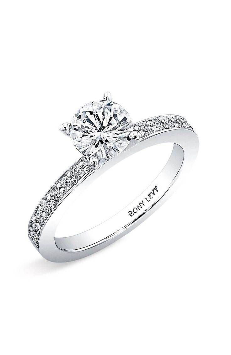 18 Best Engagement Rings For The Classic Bride Images On Pinterest Inside Wedding Rings With Diamonds All Around (View 8 of 15)