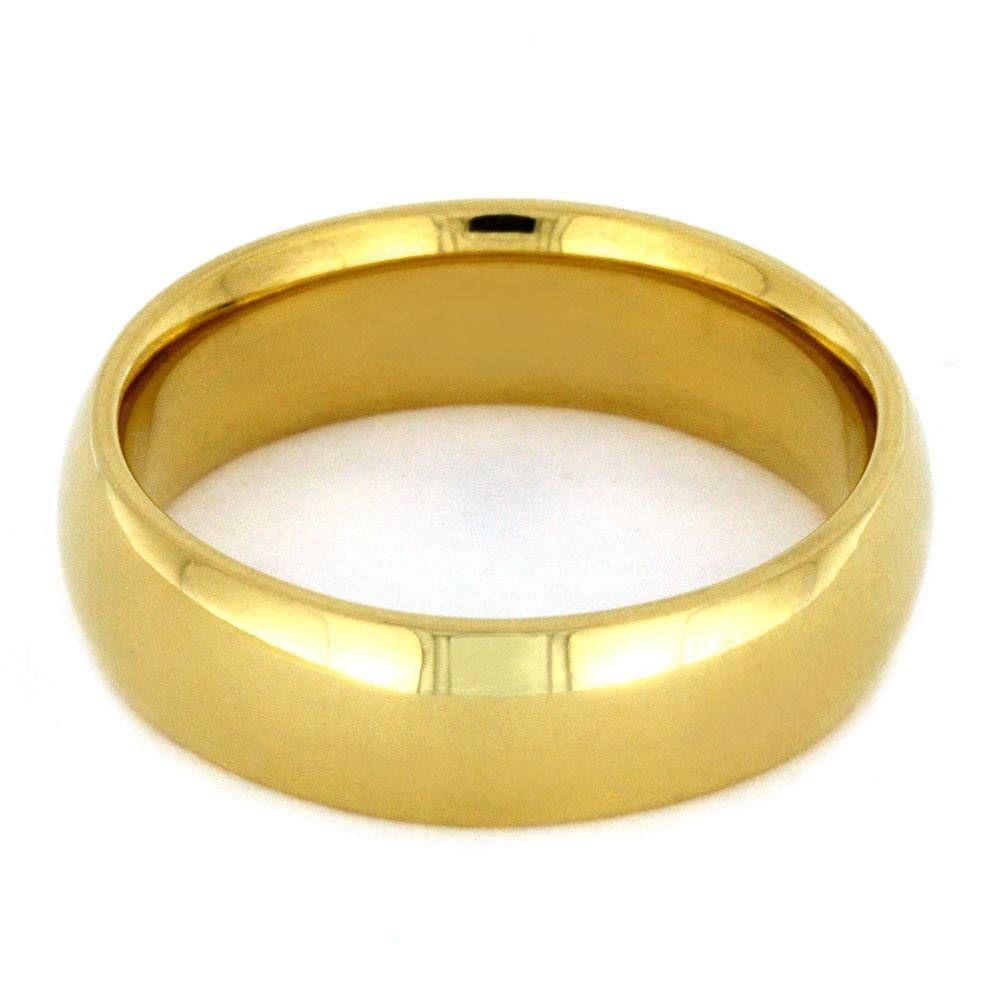 24k Gold Ring, Yellow Gold Wedding Band Inside 24k Gold Wedding Rings (View 3 of 15)