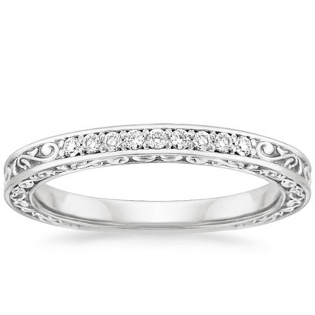 9 Dainty Wedding Rings—perfect For Those Days When You Want Low Intended For Dainty Wedding Bands (View 11 of 15)
