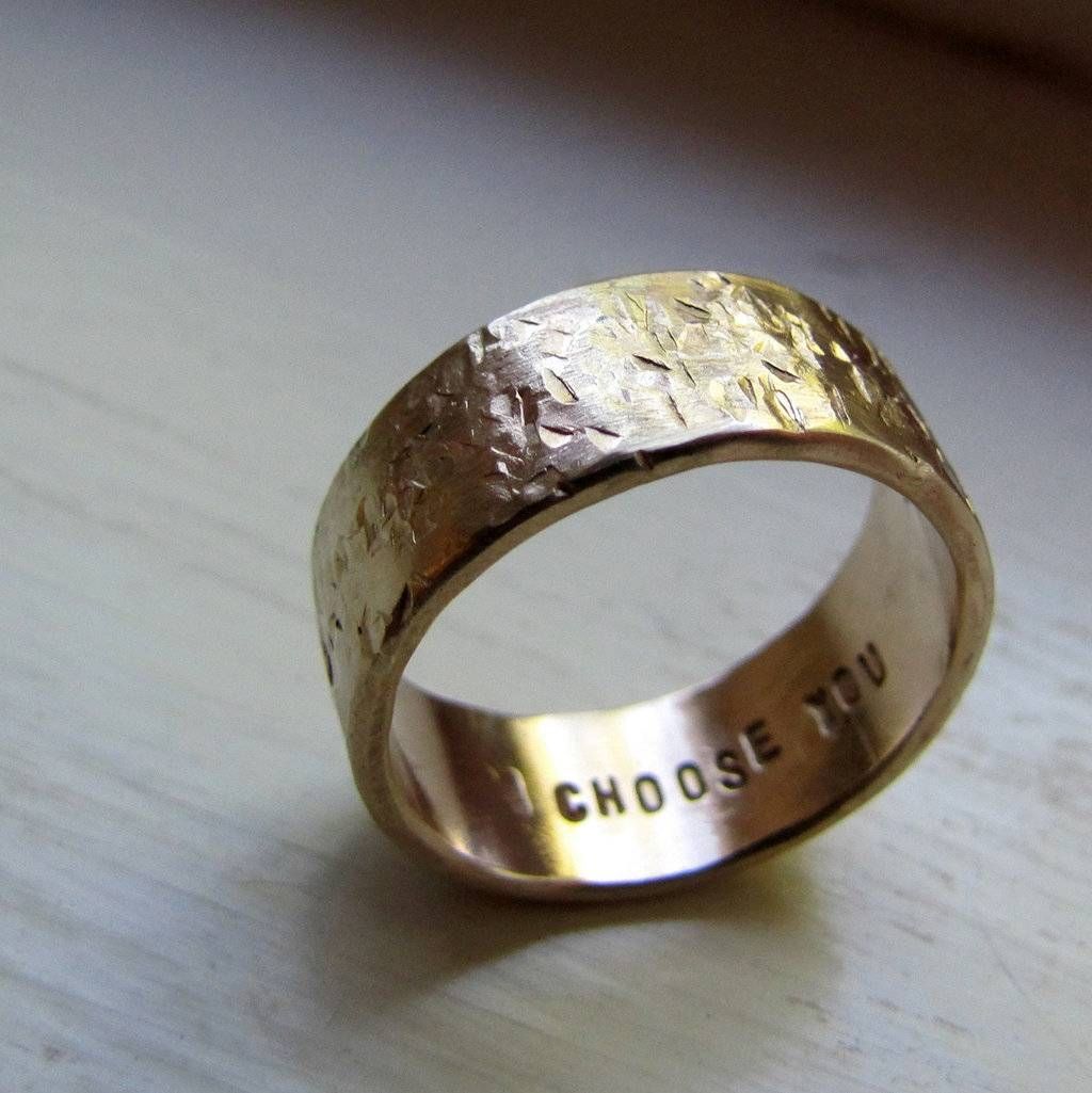 Bands Your Groom Will Love Unique Wedding Rings From Etsy 4 In Etsy Vintage Wedding Bands (View 9 of 15)