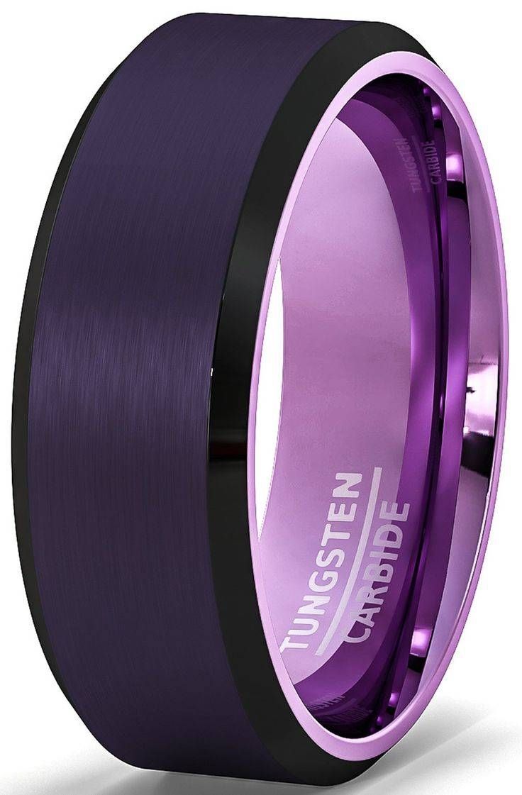 Best 20+ Purple Wedding Rings Ideas On Pinterest | Purple Rings Inside Purple Wedding Bands (View 3 of 20)