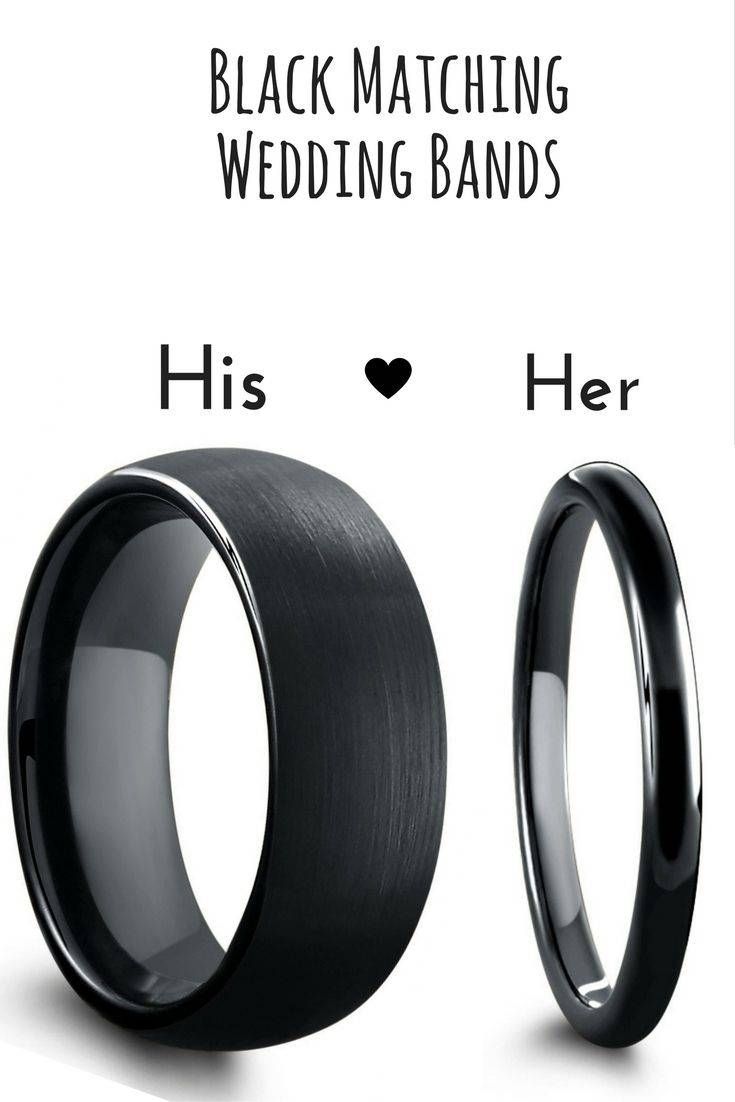 Best 25+ Black Wedding Bands Ideas Only On Pinterest | Men Wedding Pertaining To Black Wedding Bands (View 3 of 15)