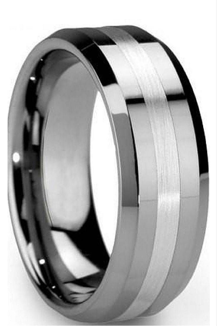 Best 25+ Tungsten Carbide Rings Ideas On Pinterest | Tungsten Throughout Tungsten Wedding Rings For Her (View 6 of 15)