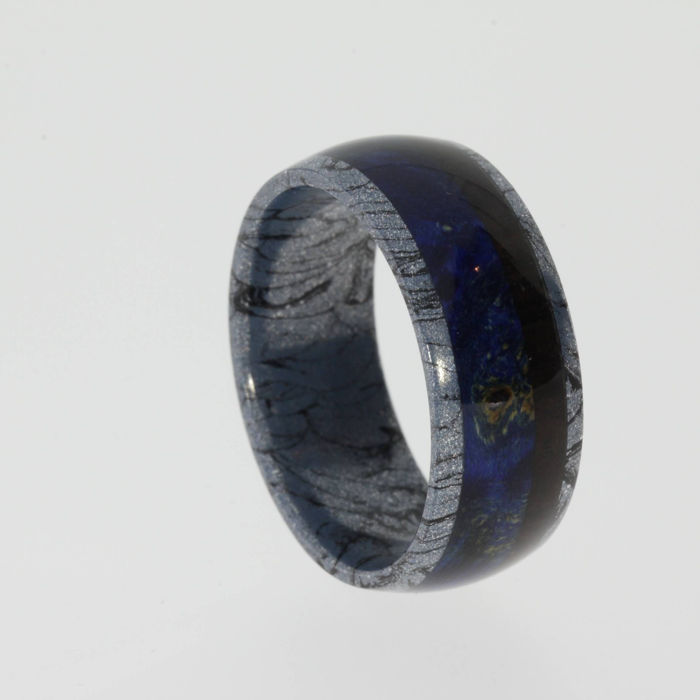 Black Titanium Cobalt Mokume Gane Mens Wedding Band 5 – Jewelry Throughout Mokume Mens Wedding Bands (View 9 of 15)