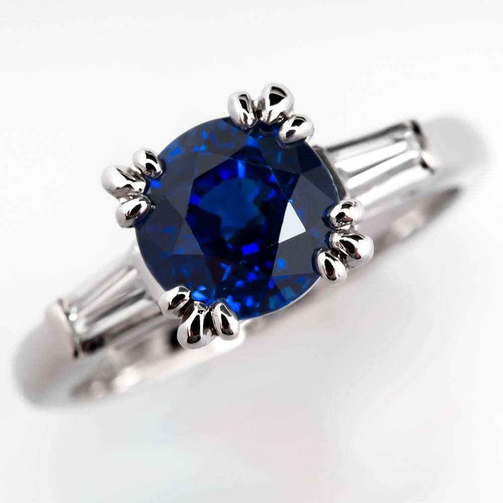 Blue Sapphire Engagement Rings – 2017 Wedding Ideas Magazine With Engagement Rings Sapphires (View 5 of 15)