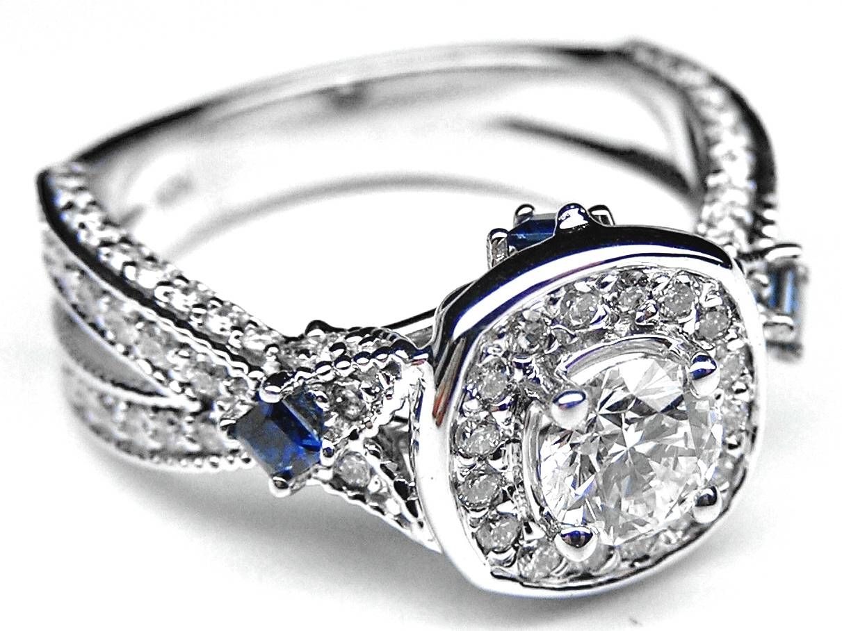 Blue Sapphire – Engagement Rings From Mdc Diamonds Nyc In Diamond And Sapphire Rings Engagement Rings (View 7 of 15)