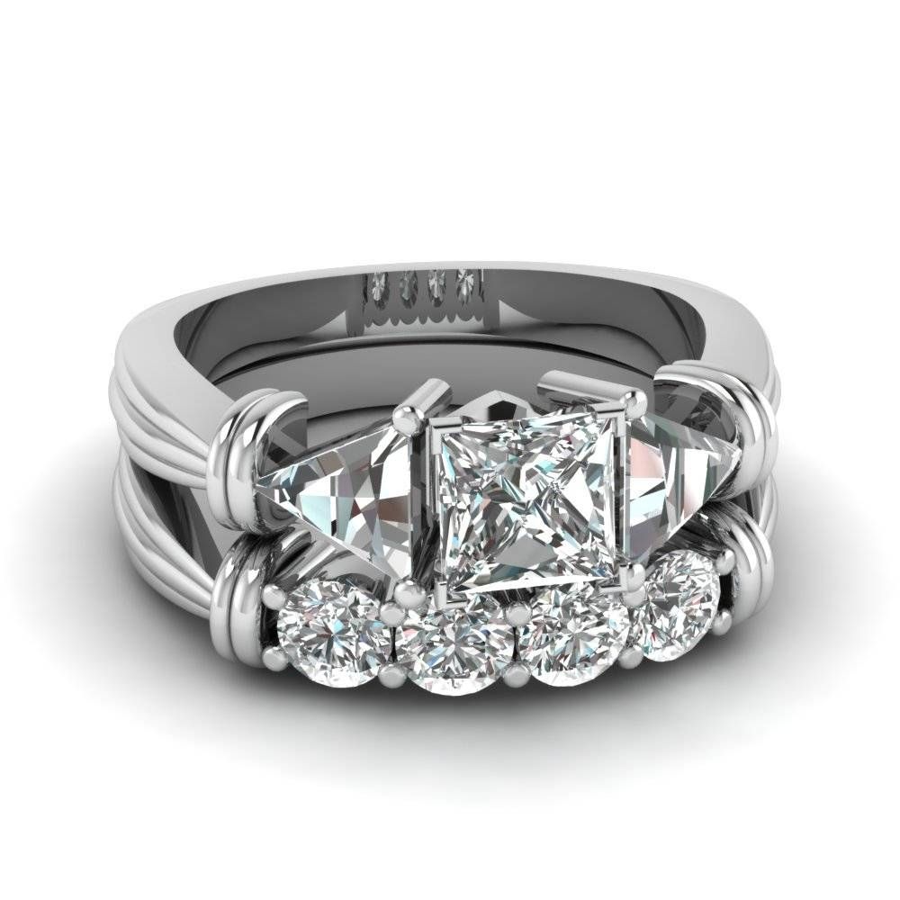 Bridal Sets – Buy Custom Designed Wedding Ring Sets | Fascinating Inside Princess Cut Diamond Wedding Rings Sets (View 8 of 15)