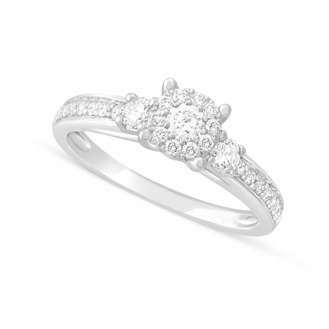 Buy A White Gold Engagement Ring – Fraser Hart With White Gold Engagement And Wedding Rings (View 4 of 15)