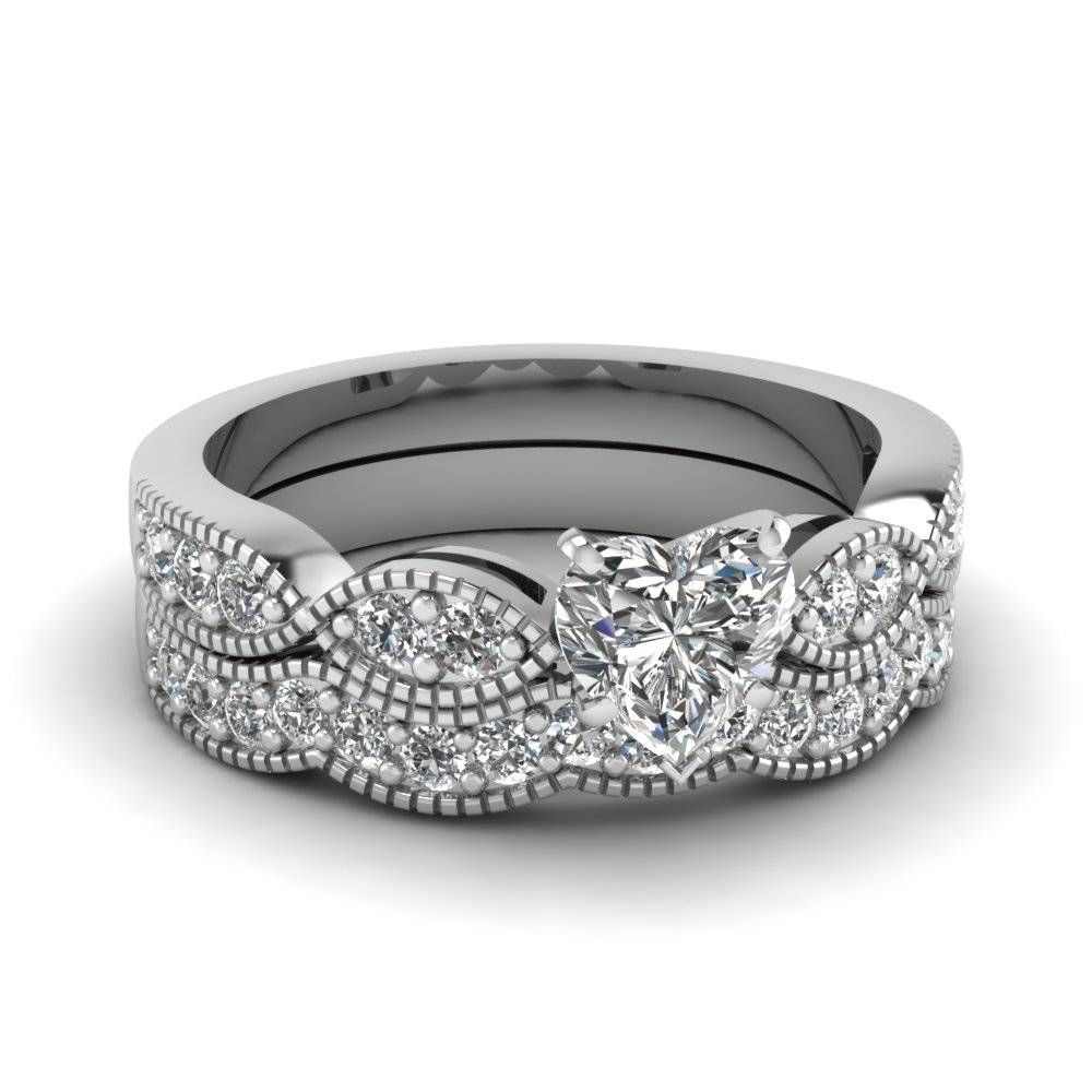 Buy Affordable Diamond Engagement Rings Online | Fascinating Diamonds Pertaining To Platinum Diamond Wedding Rings Sets (View 9 of 15)