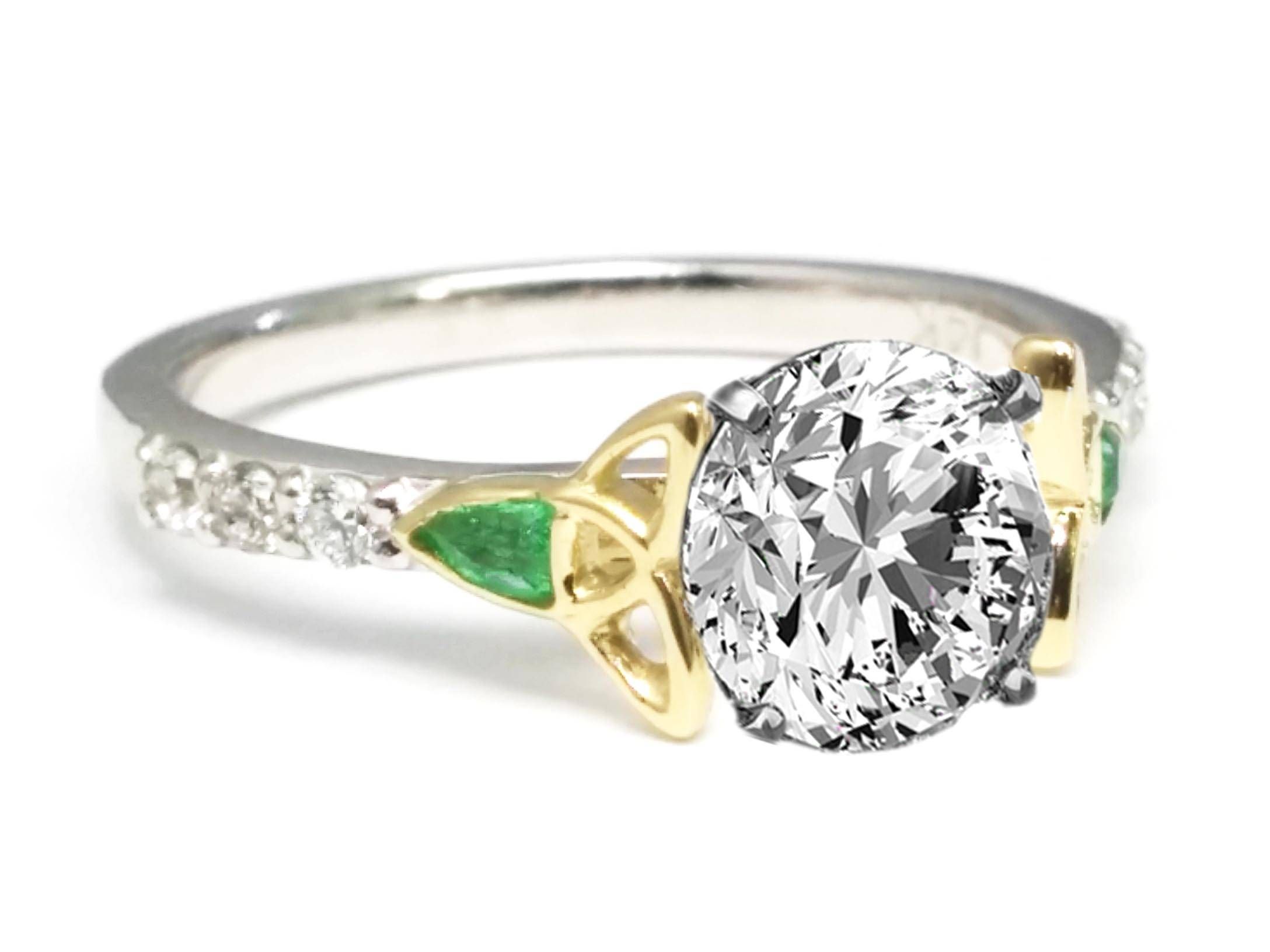 Celtic – Engagement Rings From Mdc Diamonds Nyc With Regard To Celtic Engagement Ring Settings Only (View 7 of 15)