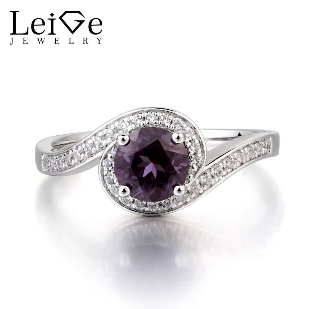 Compare Prices On Vintage Alexandrite Jewelry  Online Shopping/buy Throughout June Birthstone Engagement Rings (View 10 of 15)
