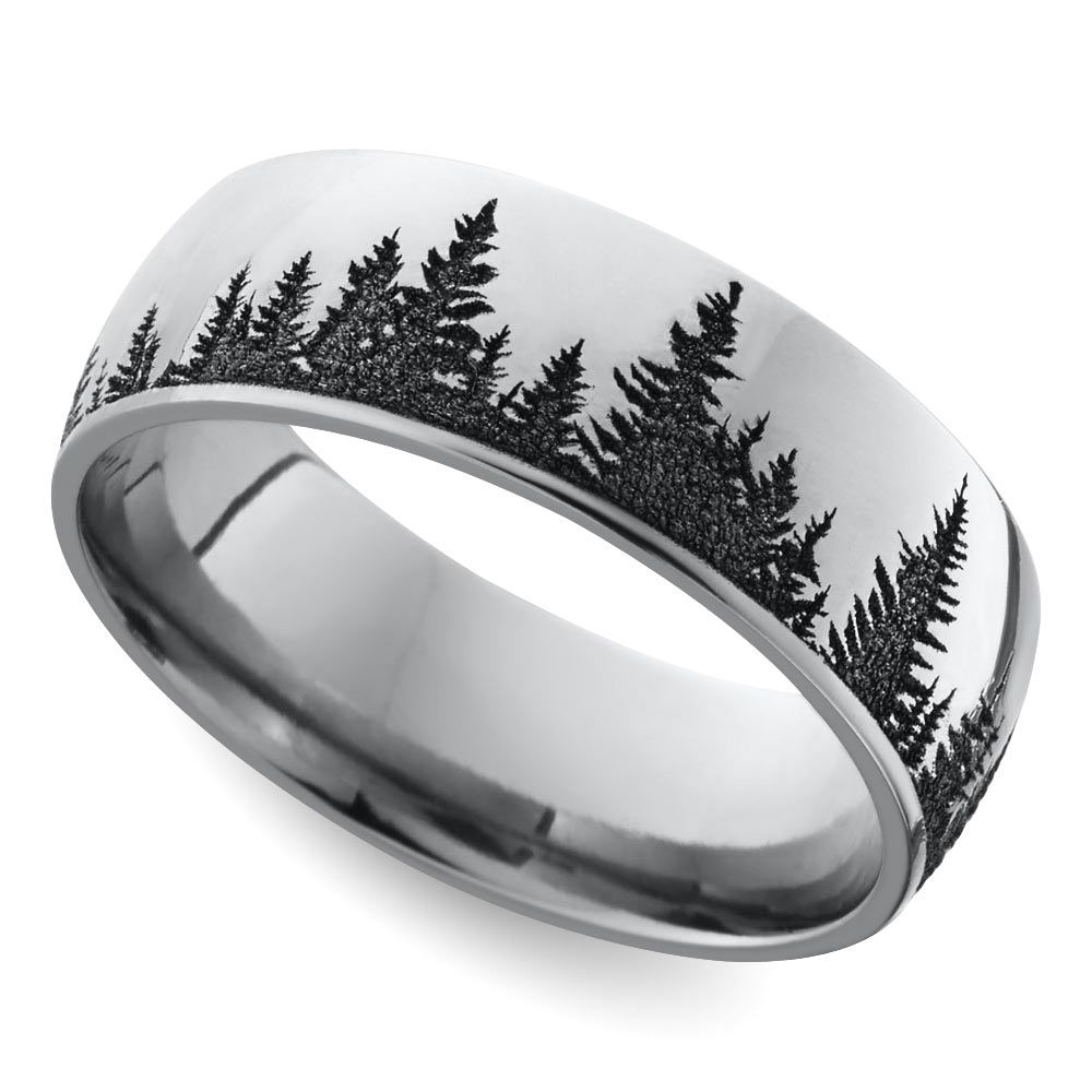 Featured Photo of 15 Inspirations Cool Male Wedding Bands