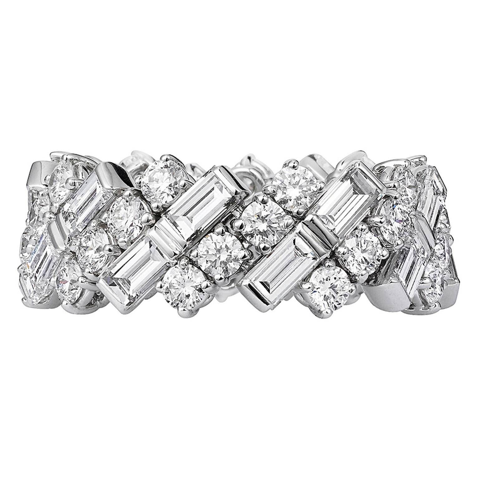 Creative Collection Wedding Band In White Gold And Diamonds Inside Cartier White Gold Wedding Bands (View 11 of 15)