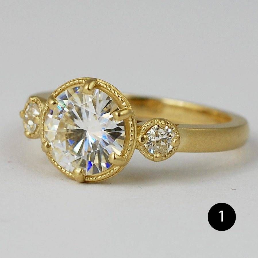 Custom Engagement Ring With Regard To Handmade Gold Engagement Rings (View 7 of 15)