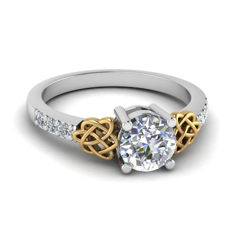 Customize Two Tone Engagement Rings Or Mens Wedding Bands Online Regarding Traditional Irish Engagement Rings (View 11 of 15)