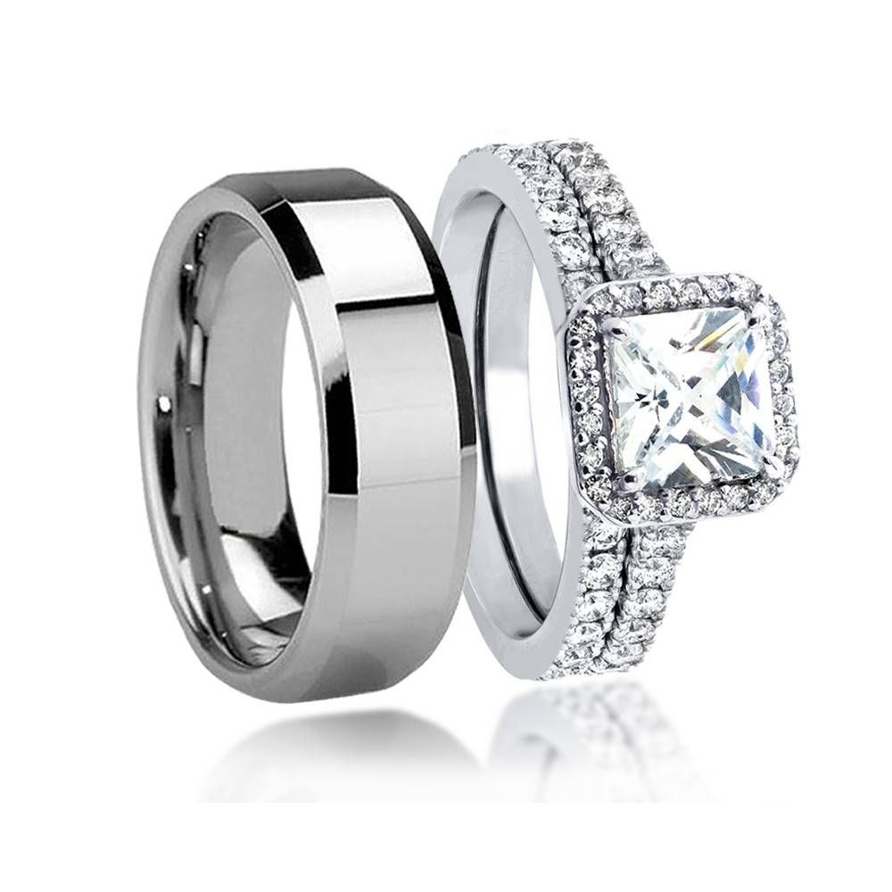 Dazzling Picture Of Wedding Rings Sale South Africa Brilliant Throughout Men&#039;s And Women&#039;s Matching Wedding Bands (View 4 of 15)