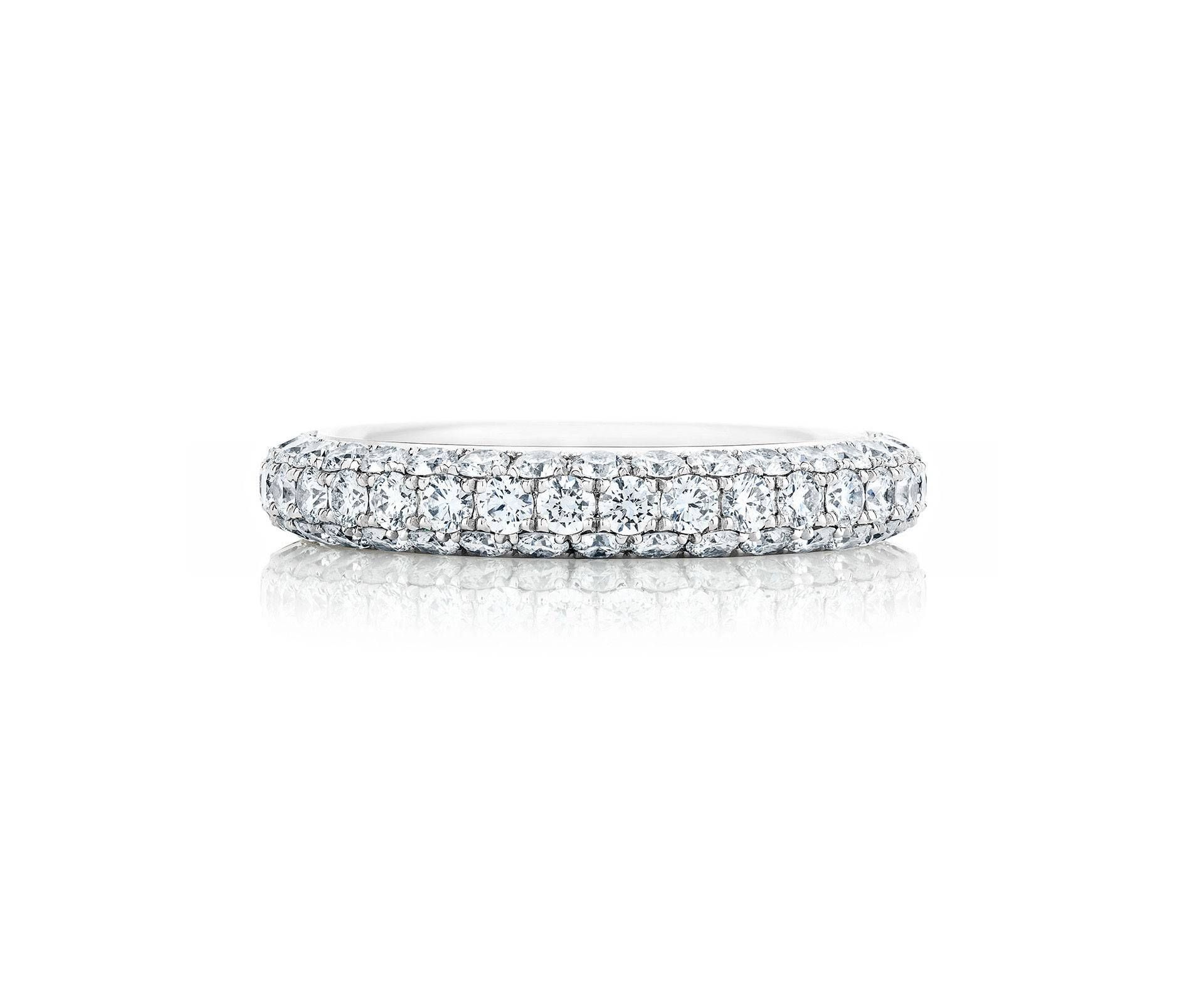 Diamond Wedding Rings & Bands | De Beers Within Infinity Band Wedding Rings (View 13 of 15)