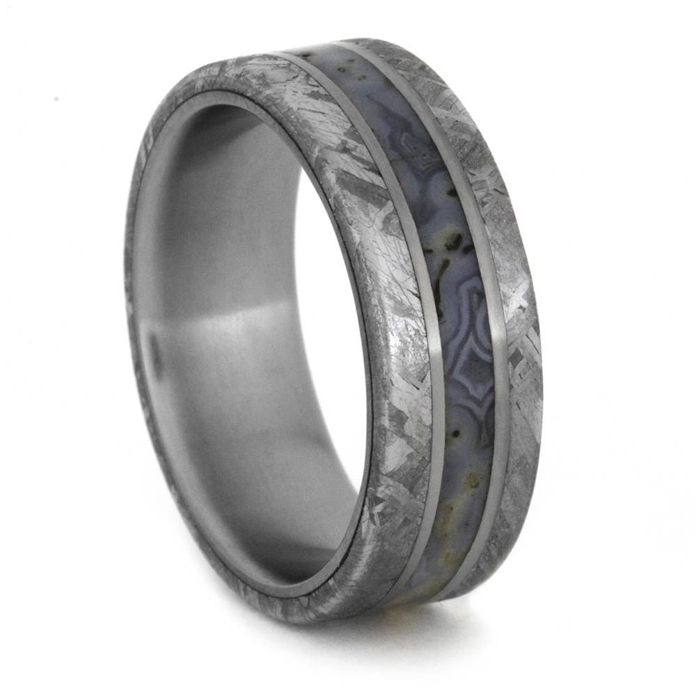 Dinosaur Bone Wedding Ring Set, Rough Diamond Engagement Ring Pertaining To Men&#039;s Wedding Bands Meteorite (View 11 of 15)