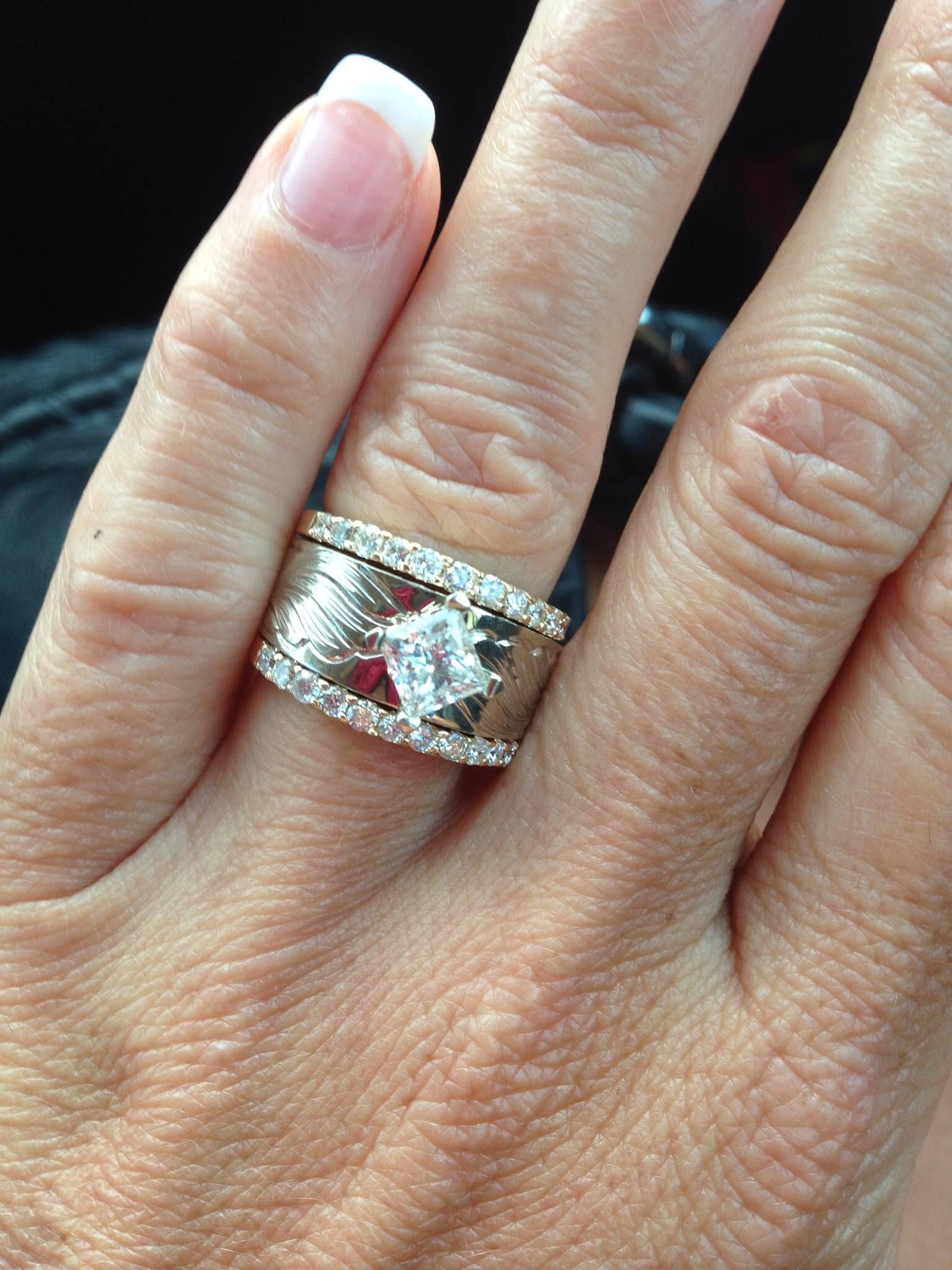 Engagement Rings : Awesome Engagement Ring Emerald Cut My Awesome For Western Wedding Rings (View 10 of 15)