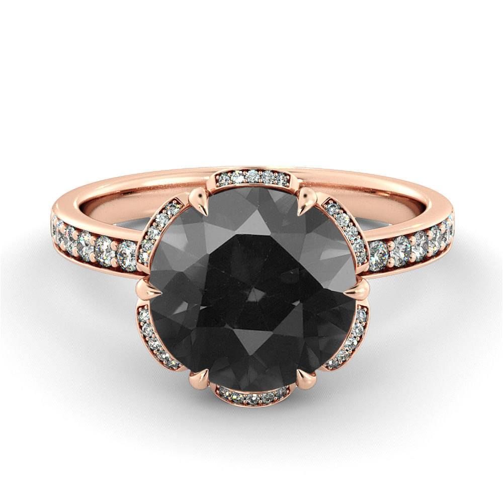 Engagement Rings : Black Wedding Rings For Him And Her Amazing In Black Diamond Wedding Rings For Her (View 15 of 15)