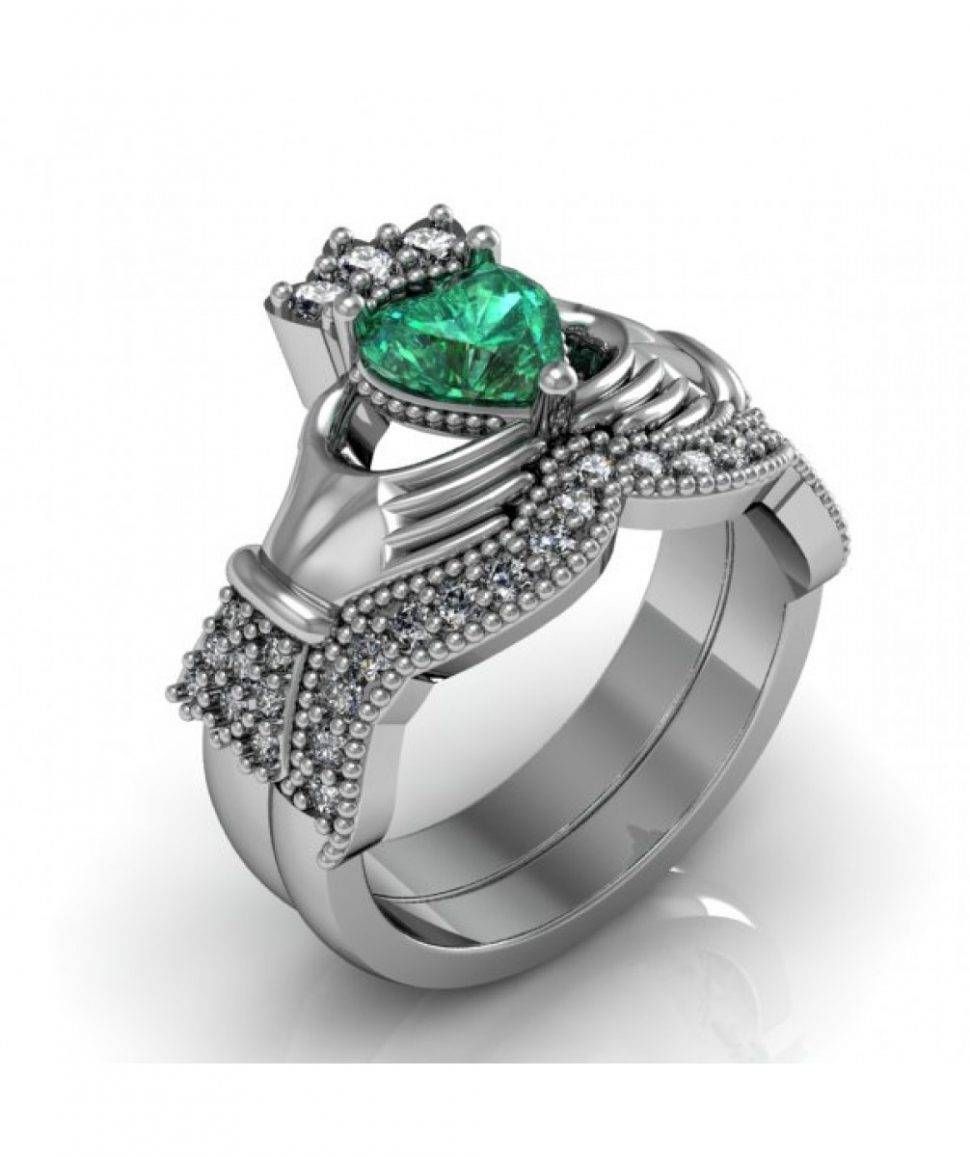 Engagement Rings : Claddagh Wedding Ring Set Stunning Claddagh Pertaining To Cheap Irish Engagement Rings (View 4 of 15)