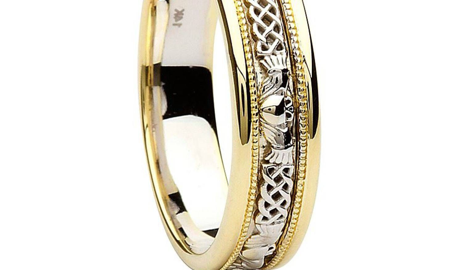 Engagement Rings : Claddagh Wedding Rings Awesome Claddagh In Mens Claddagh Wedding Rings (View 1 of 15)