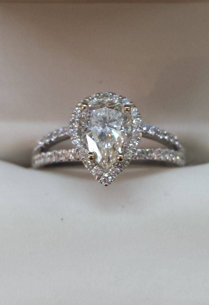 Engagement Rings : Stunning Rose Gold Pear Shaped Engagement Ring With Regard To English Engagement Rings (View 4 of 15)