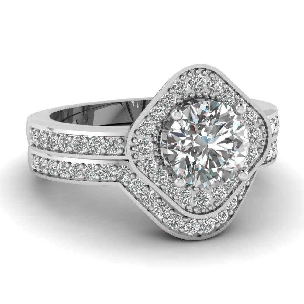 Find Affordable Platinum Wedding Rings For Women|fascinating Diamonds In Square Wedding Rings For Women (View 6 of 15)