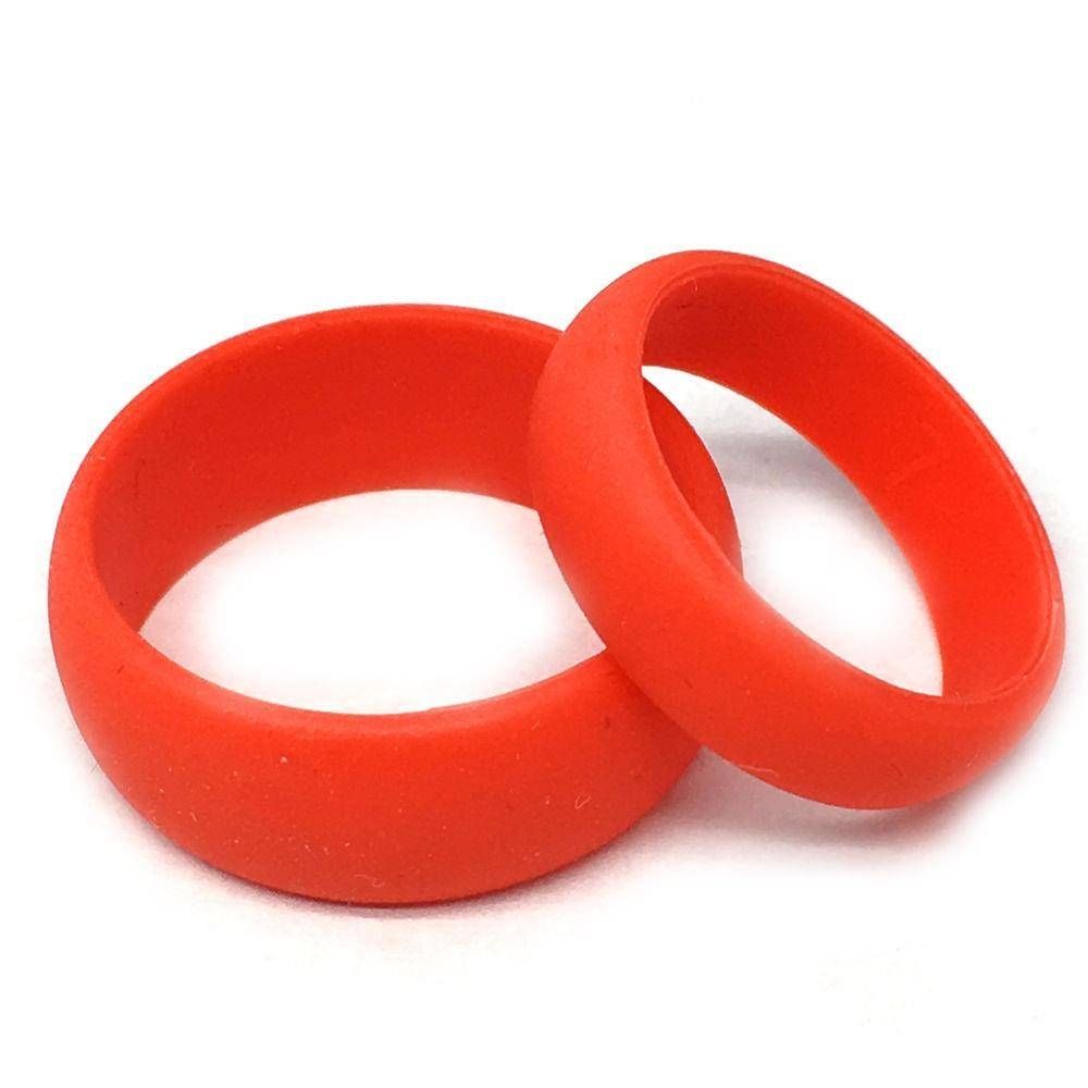 Flexible Silicone Rubber Wedding Band Ring Men Women With Plastic Wedding Bands (View 5 of 15)