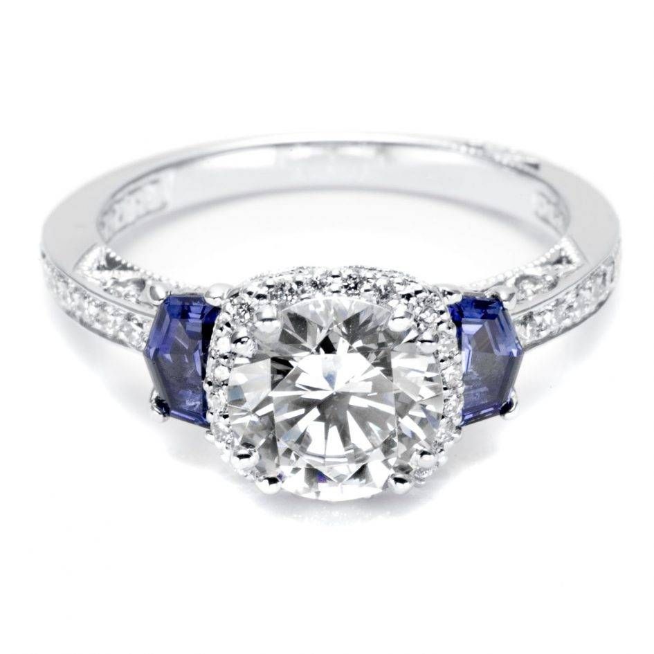 Free Diamond Rings: Engagement Rings With Diamonds And Sapphires With Regard To Diamond And Sapphire Wedding Rings (View 11 of 15)