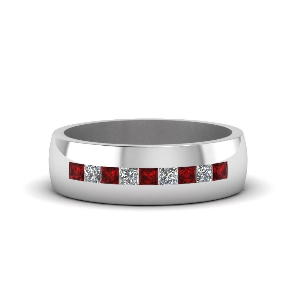 Best 15+ of Men's Wedding Bands with Ruby