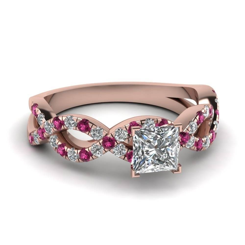 Handmade In Usa Pink Sapphire Engagement Rings | Fascinating Diamonds Regarding Pink Sapphire Engagement Rings (View 11 of 15)