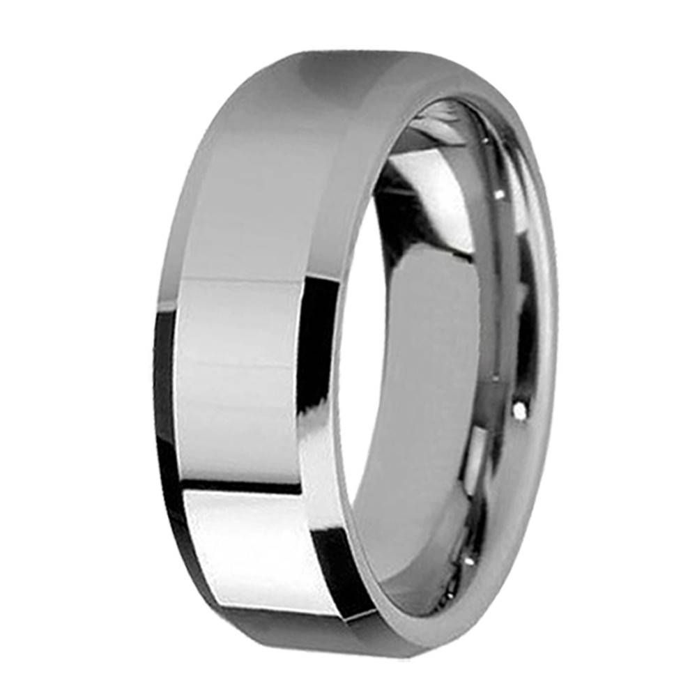 His Hers 4 Pcs Men's Stainless Steel Band & Women Heart Cut With Regard To Black Stainless Steel Wedding Bands (View 9 of 15)