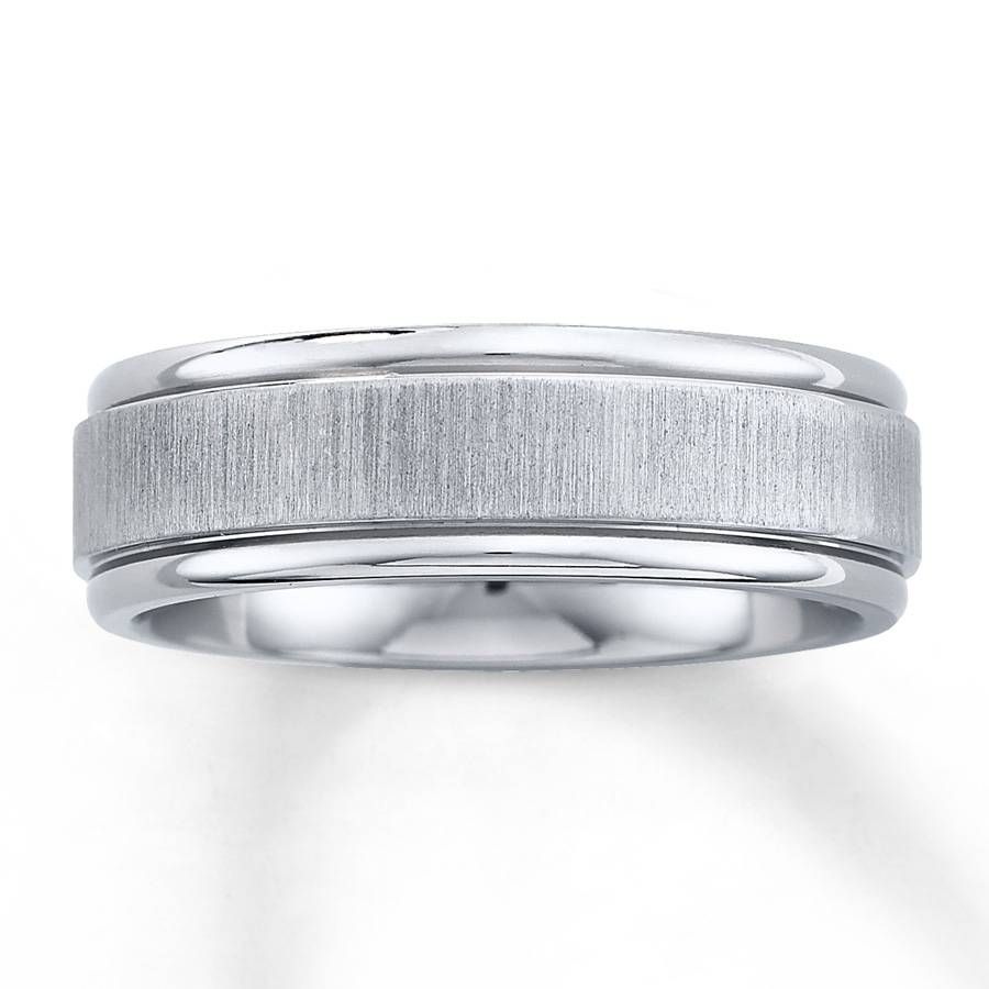 Kay – Men's Wedding Band Titanium 7mm Within Kay Jewelry Wedding Bands (View 4 of 15)