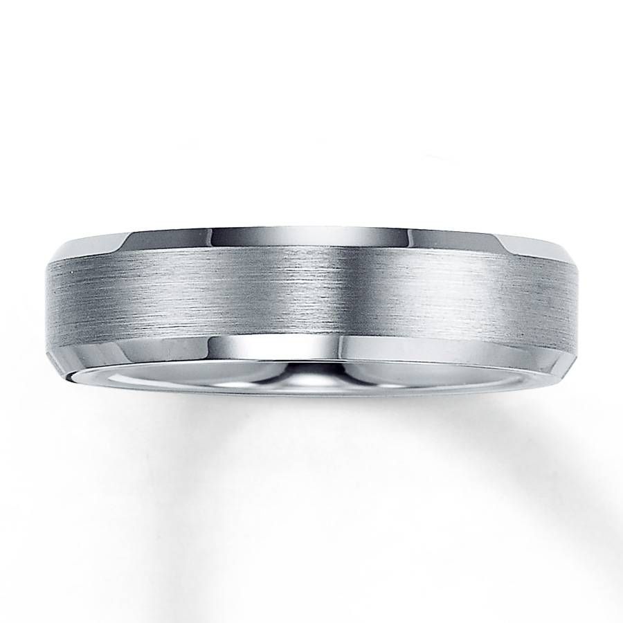 Kay – Men's Wedding Band Tungsten Carbide 6mm Regarding Wedding Bands At Kay Jewelers (View 5 of 15)