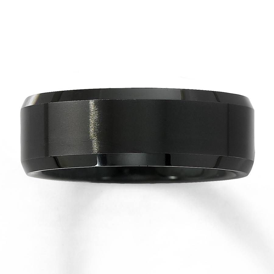 Kay – Men's Wedding Band Tungsten Carbide 8mm Throughout Kay Jewelers Wedding Bands For Men (View 8 of 15)