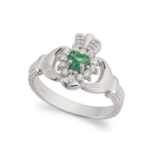 Ladies Authentic Claddagh Ring In Platinum | Claddagh Jewellers Regarding Claddagh Rings Engagement Rings (View 2 of 15)