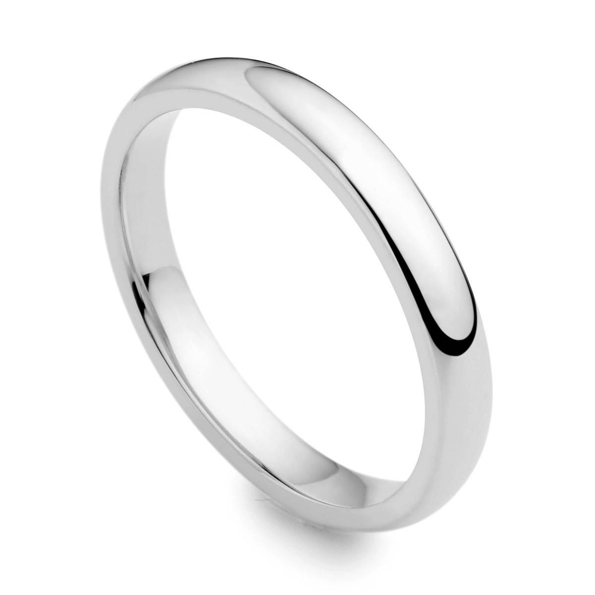 Ladies Platinum Medium Court Wedding Ring | Laing The Jeweller Inside Platinum Ladies Wedding Rings (View 6 of 15)