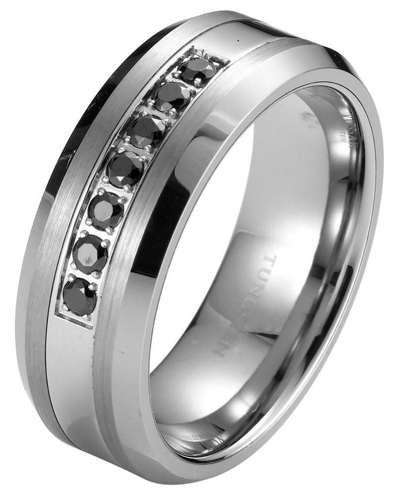 Mens Black Diamond Wedding Rings | Wedding, Promise, Diamond For Male Black Diamond Wedding Bands (View 7 of 15)