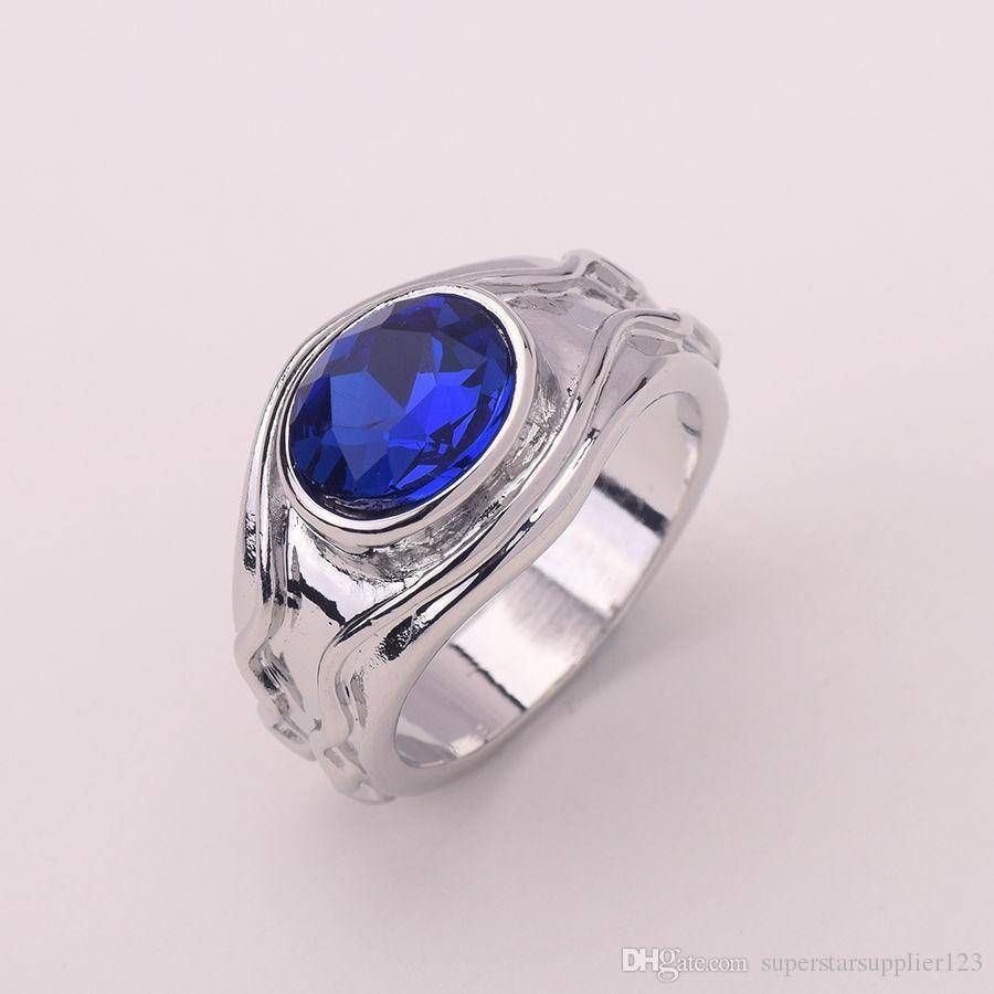 New Lord Of The Rings/ Hobbit Ring Of Air Elves Vilya Magic Ring With Elven Engagement Rings (View 13 of 15)