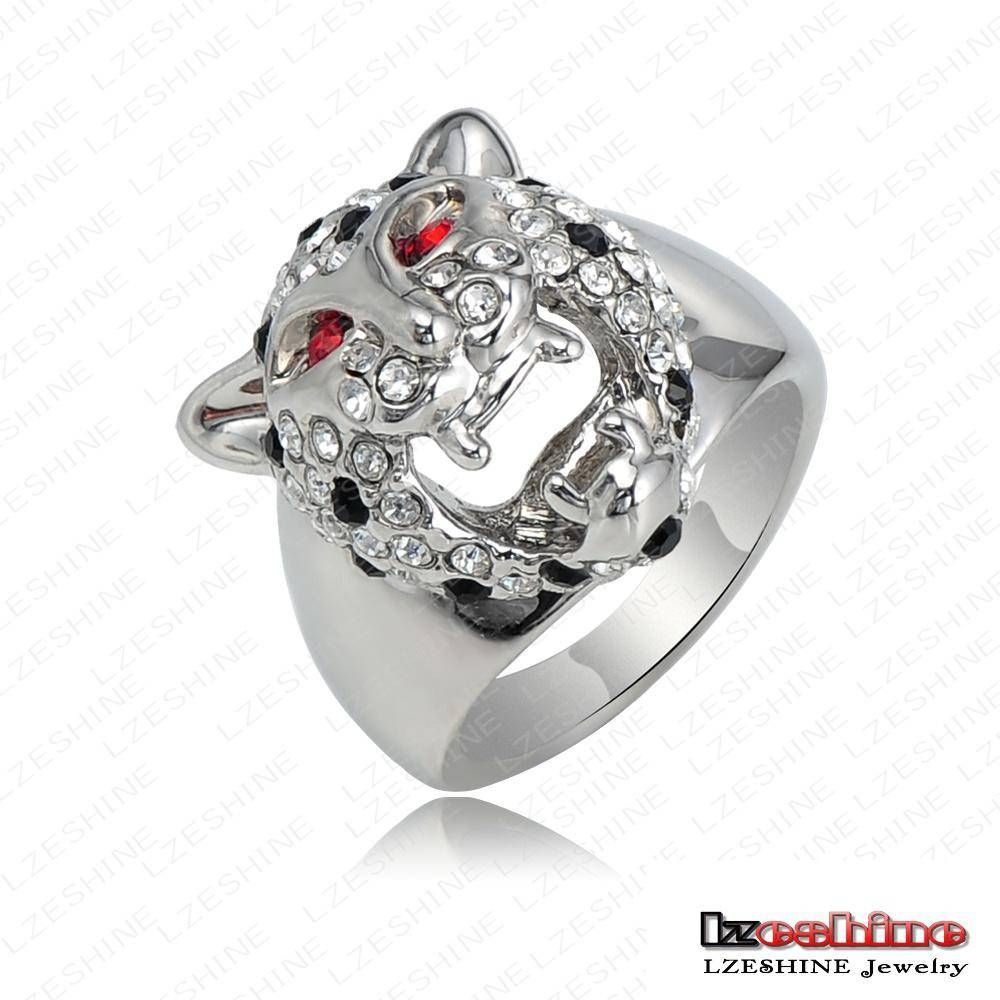 Newest Punk Lion Head Shaped Finger Rings/engagement Rings With In Lion Engagement Rings (View 9 of 15)