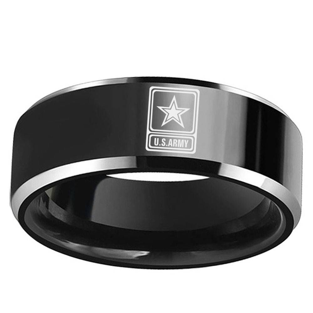 Online Buy Wholesale Army Wedding Band From China Army Wedding Intended For Military Wedding Bands (View 10 of 15)