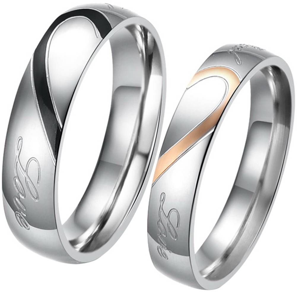 Online Get Cheap Matching Promise Rings  Aliexpress | Alibaba Intended For Men&#039;s And Women&#039;s Matching Wedding Bands (View 7 of 15)