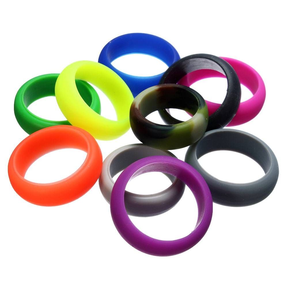 Online Get Cheap Silicone Wedding Bands  Aliexpress | Alibaba With Regard To Plastic Wedding Bands (View 6 of 15)