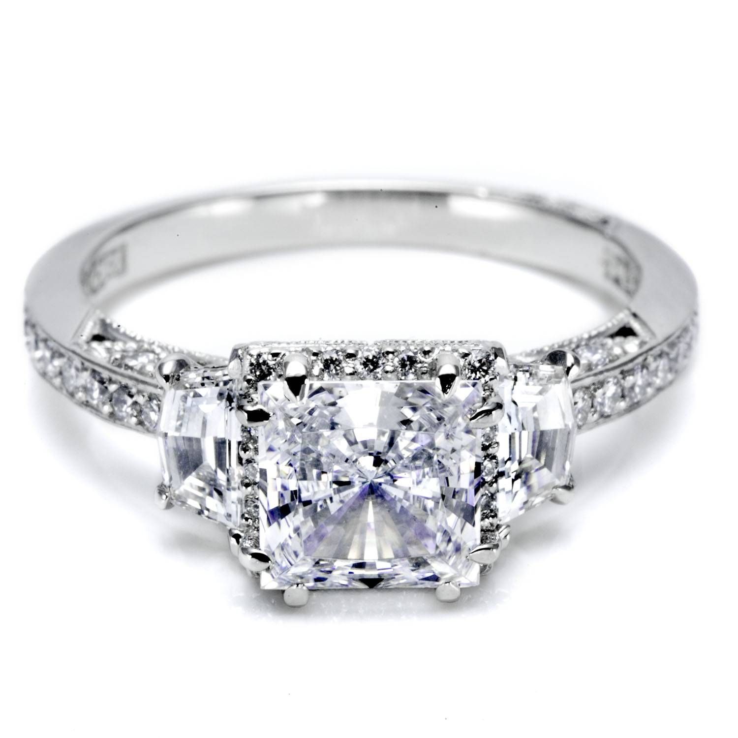Princess Cut Diamond Wedding Rings: Wowing Your Fiancée | Ipunya Throughout Diamonds Wedding Rings (View 13 of 15)