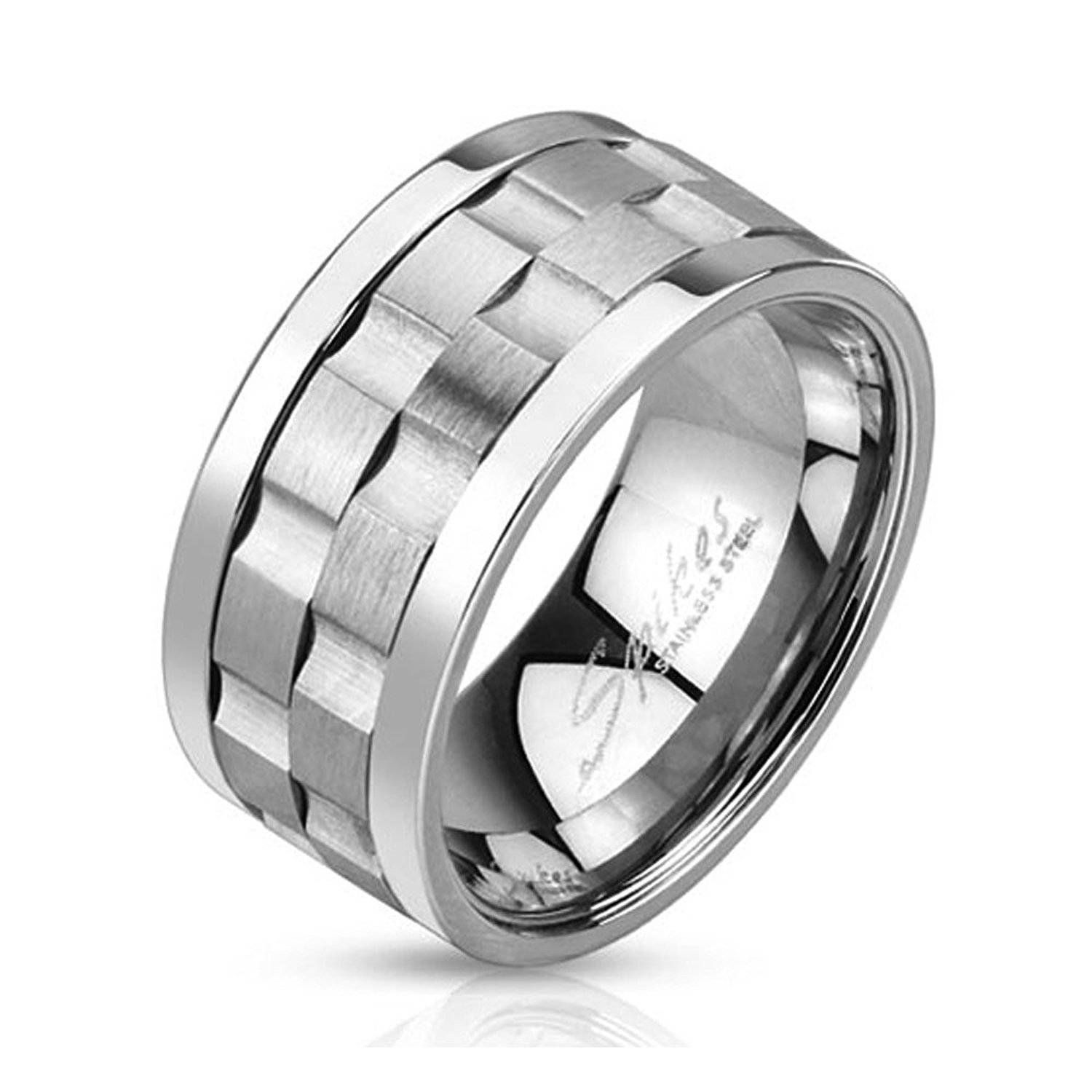 Ring Wedding Ring Mounts Cluster Wedding Rings Wedding Rings For Throughout Mechanic Wedding Bands (View 14 of 15)