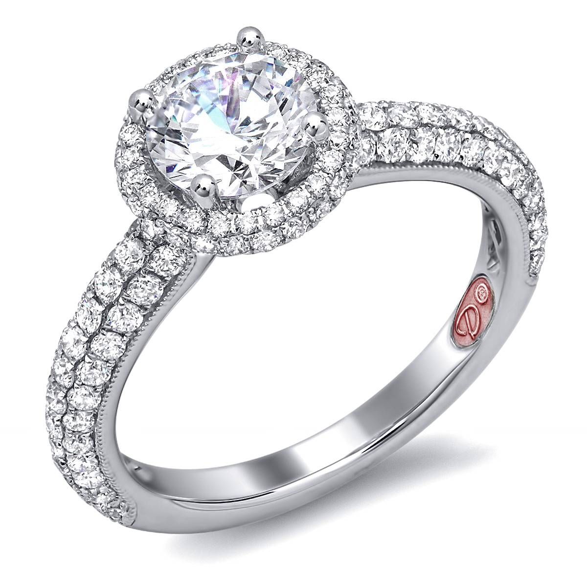 Round | Demarco Bridal Jewelry Official Blog For Wedding Rings With Diamonds All Around (View 1 of 15)