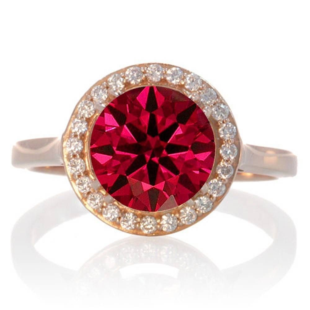 Ruby | Ruby Rings | Ruby Engagement Rings | Ruby Diamond Rings Inside Engagement Rings With Ruby (View 14 of 15)