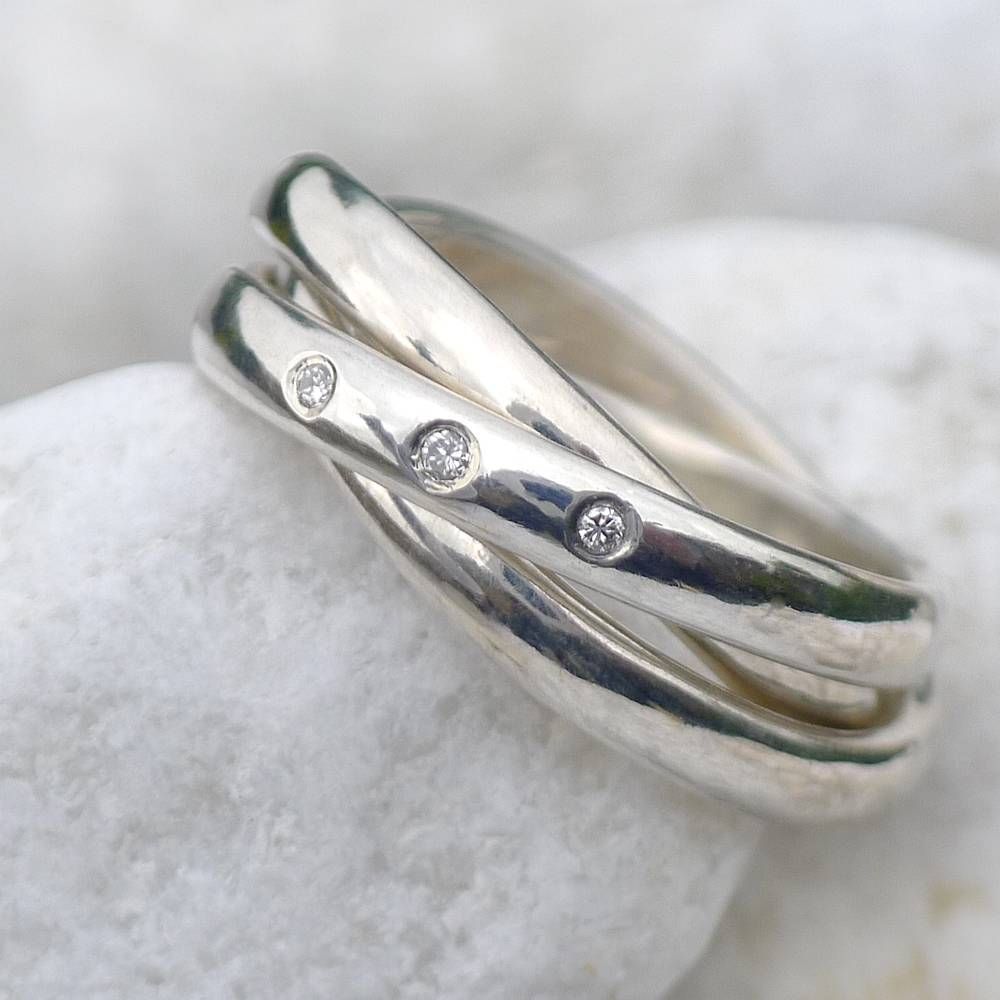 Russian Wedding Ring In Sterling Silver – Size J | Lilia Nash In Russian Wedding Rings (View 12 of 15)